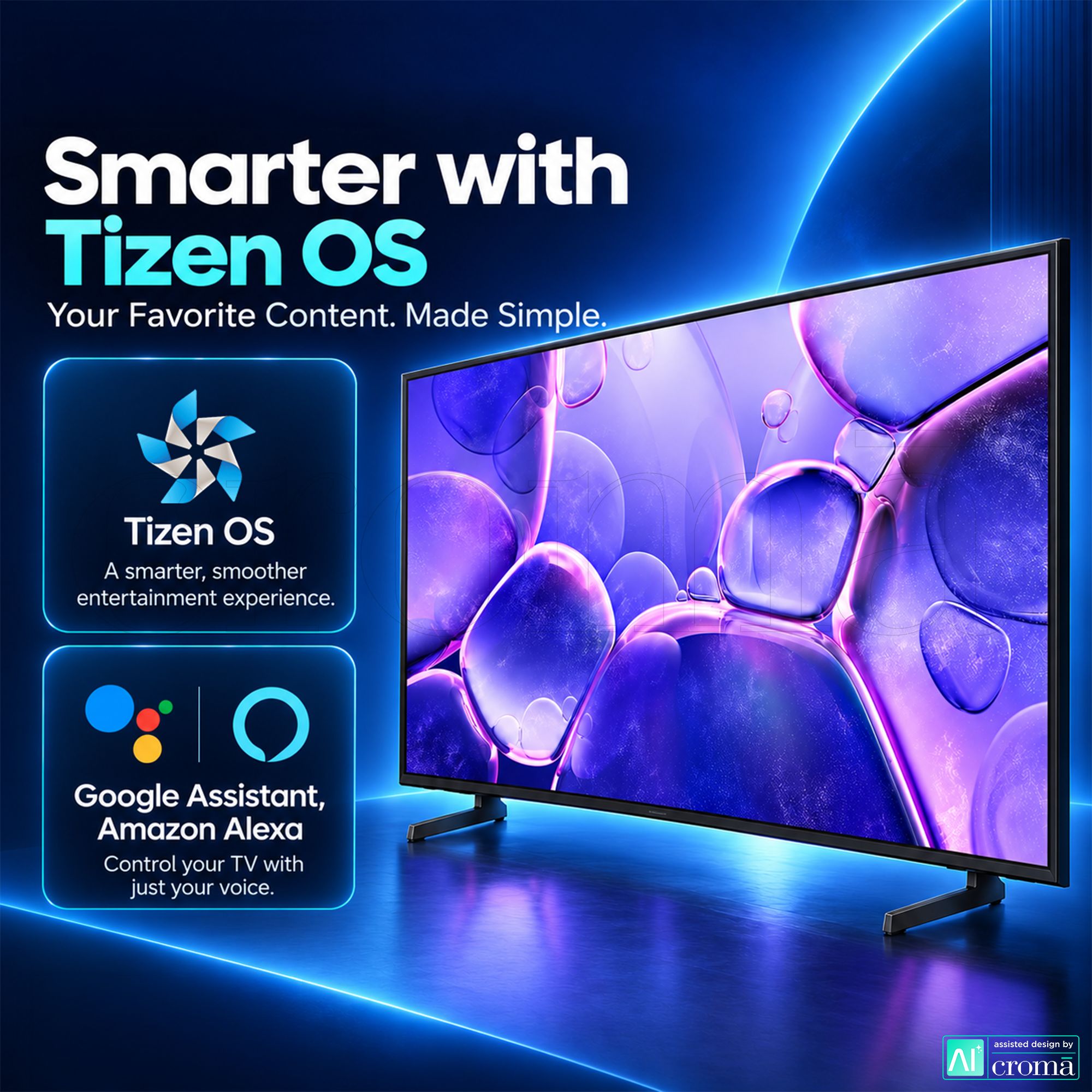 SAMSUNG UE81A 140 cm (55 inch) 4K Ultra HD LED Smart Tizen TV with Alexa & Google Voice Assistant (2025 Model) SAMSUNG UE81A 140 cm (55 inch) 4K Ultra HD LED Smart Tizen TV with Alexa & Google Voice Assistant (2025 Model)_5