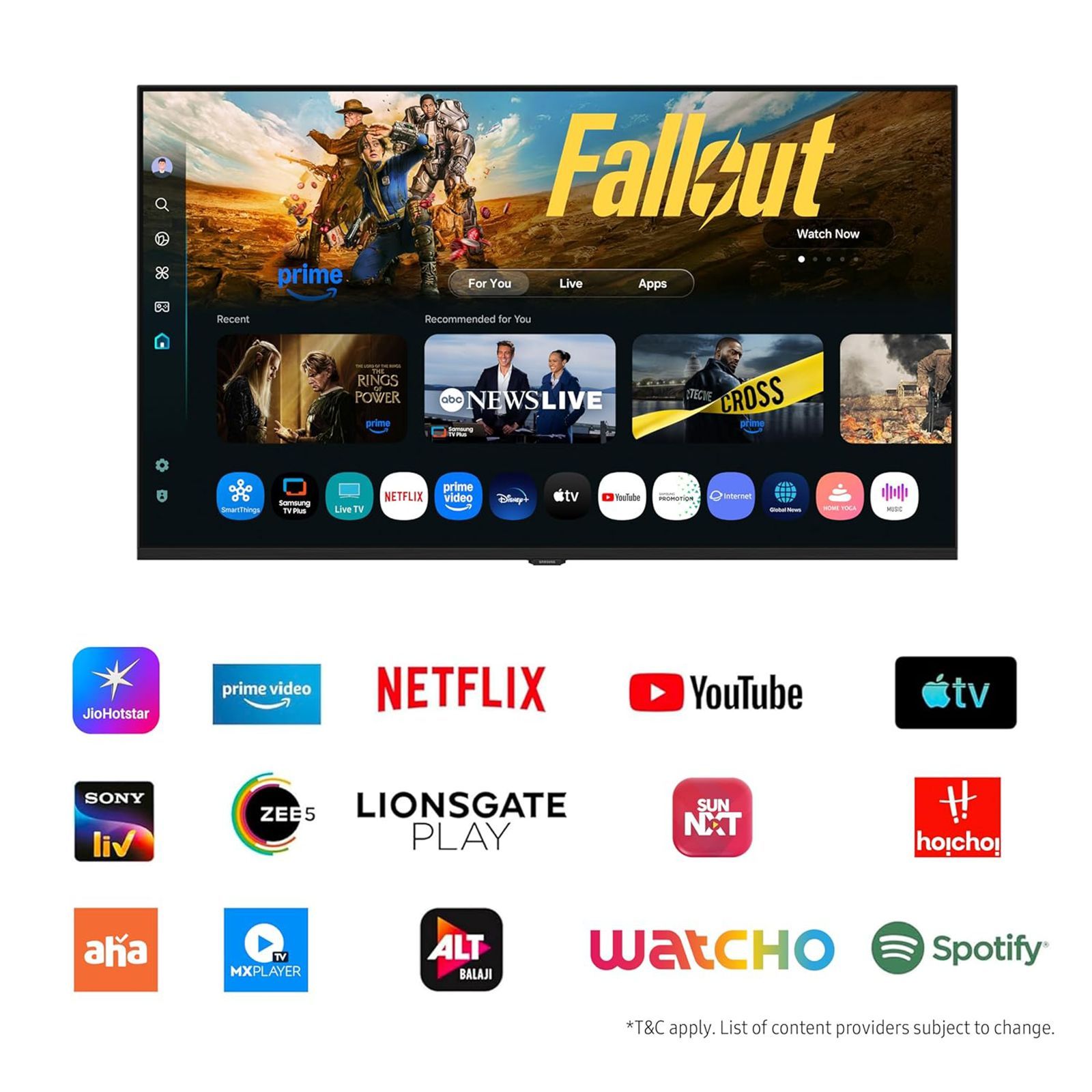 SAMSUNG F5550 109 cm (43 inch) Full HD LED Smart Tizen TV with Alexa & Google Voice Assistant (2025 model) SAMSUNG F5550 109 cm (43 inch) Full HD LED Smart Tizen TV with Alexa & Google Voice Assistant (2025 model)_1