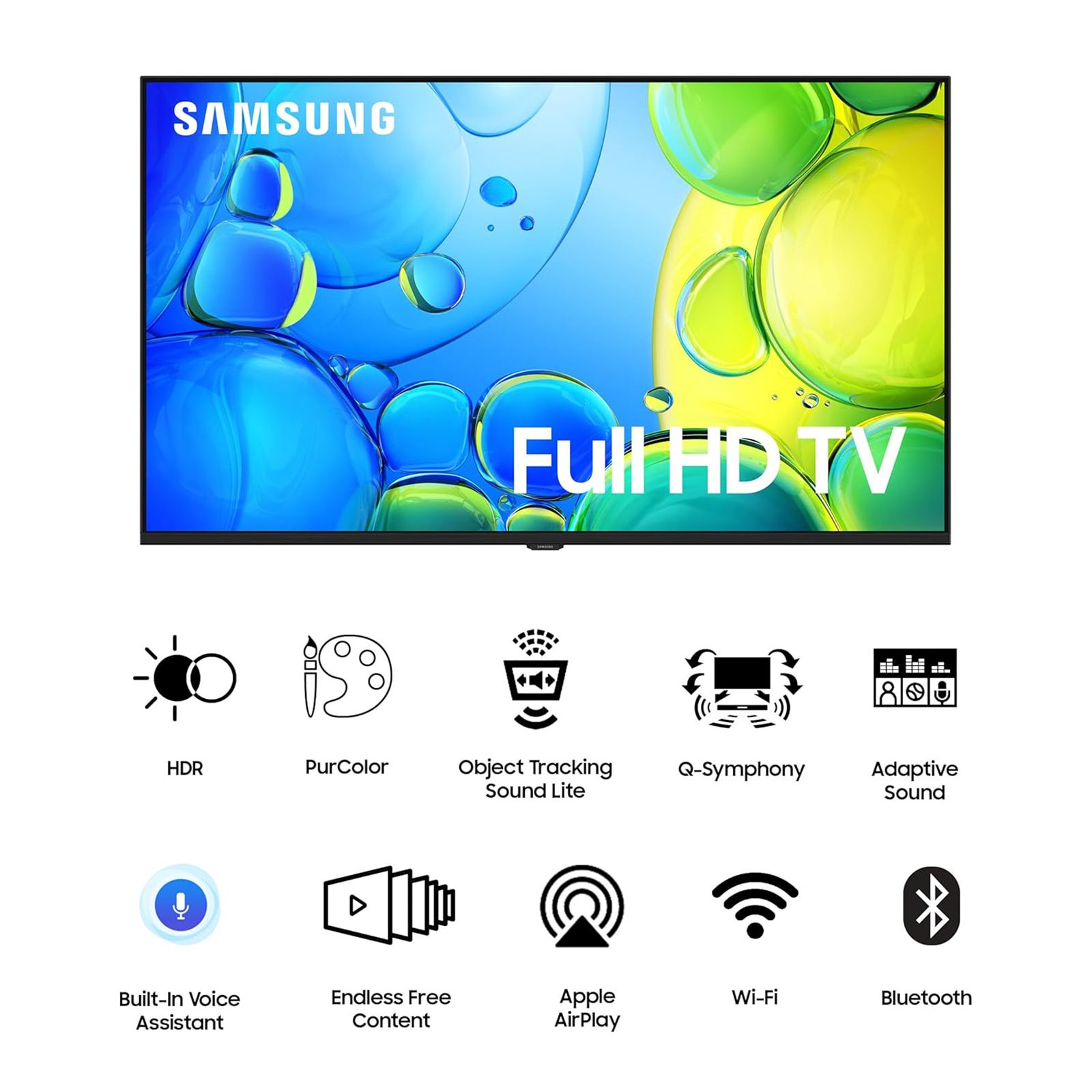 SAMSUNG F5550 109 cm (43 inch) Full HD LED Smart Tizen TV with Alexa & Google Voice Assistant (2025 model)_9