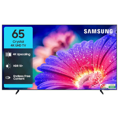 SAMSUNG UE81A 165 cm (65 inch) 4K Ultra HD
                      LED Smart Tizen TV with Alexa & Google Voice
                      Assistant (2025 Model)