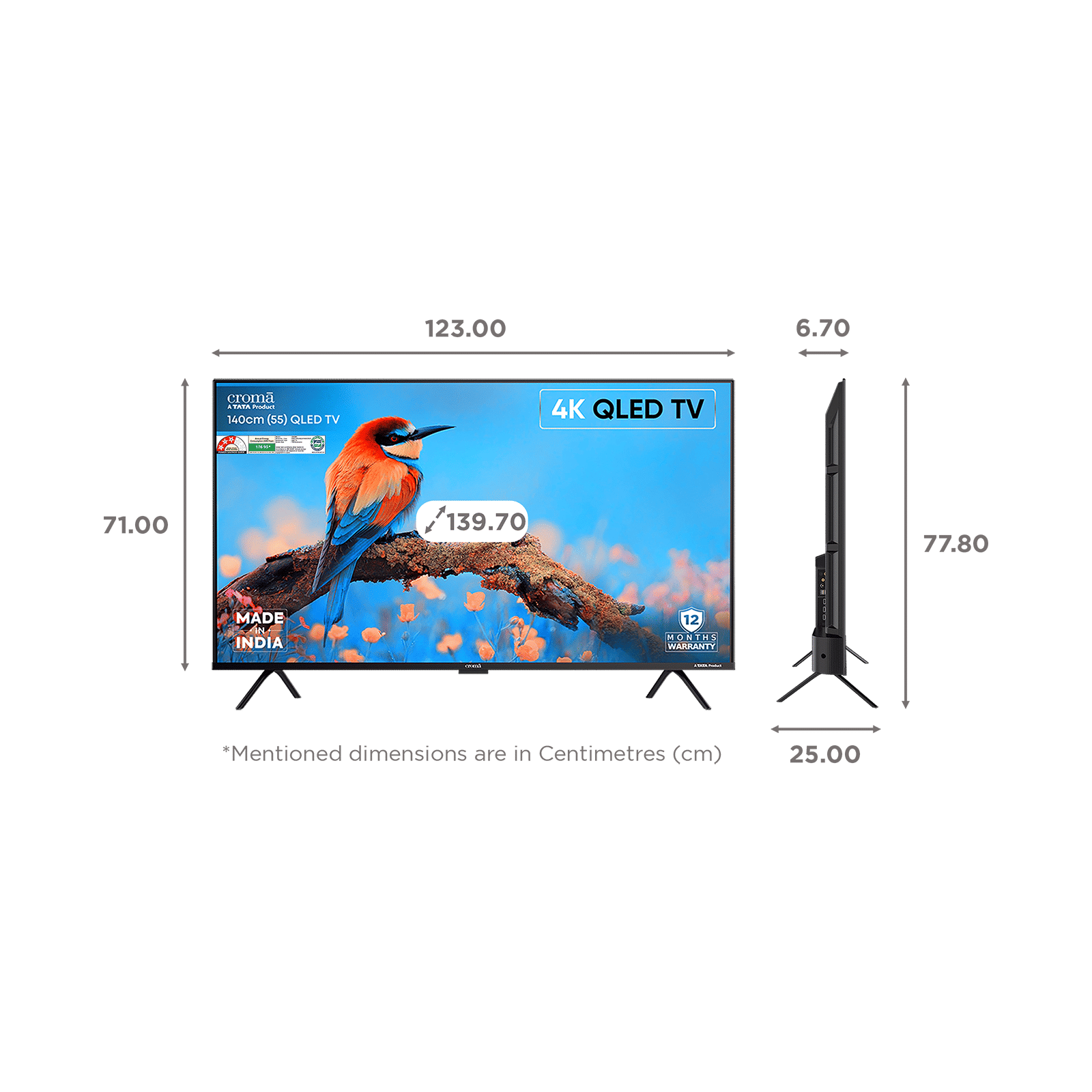 Croma 140 cm (55 inch) QLED 4K Ultra HD Smart Google TV 5.0 with Dolby Vision & Dolby Atmos Croma 140 cm (55 inch) QLED 4K Ultra HD Smart Google TV 5.0 with Dolby Vision & Dolby Atmos_2