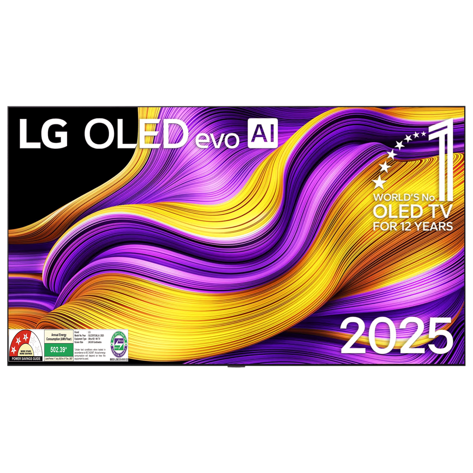 LG evo AI G5 245 cm (97 inch) OLED 4K Ultra HD Smart WebOS TV with Dolby Vision & Dolby Atmos (2025 model) LG evo AI G5 245 cm (97 inch) OLED 4K Ultra HD Smart WebOS TV with Dolby Vision & Dolby Atmos (2025 model)_1