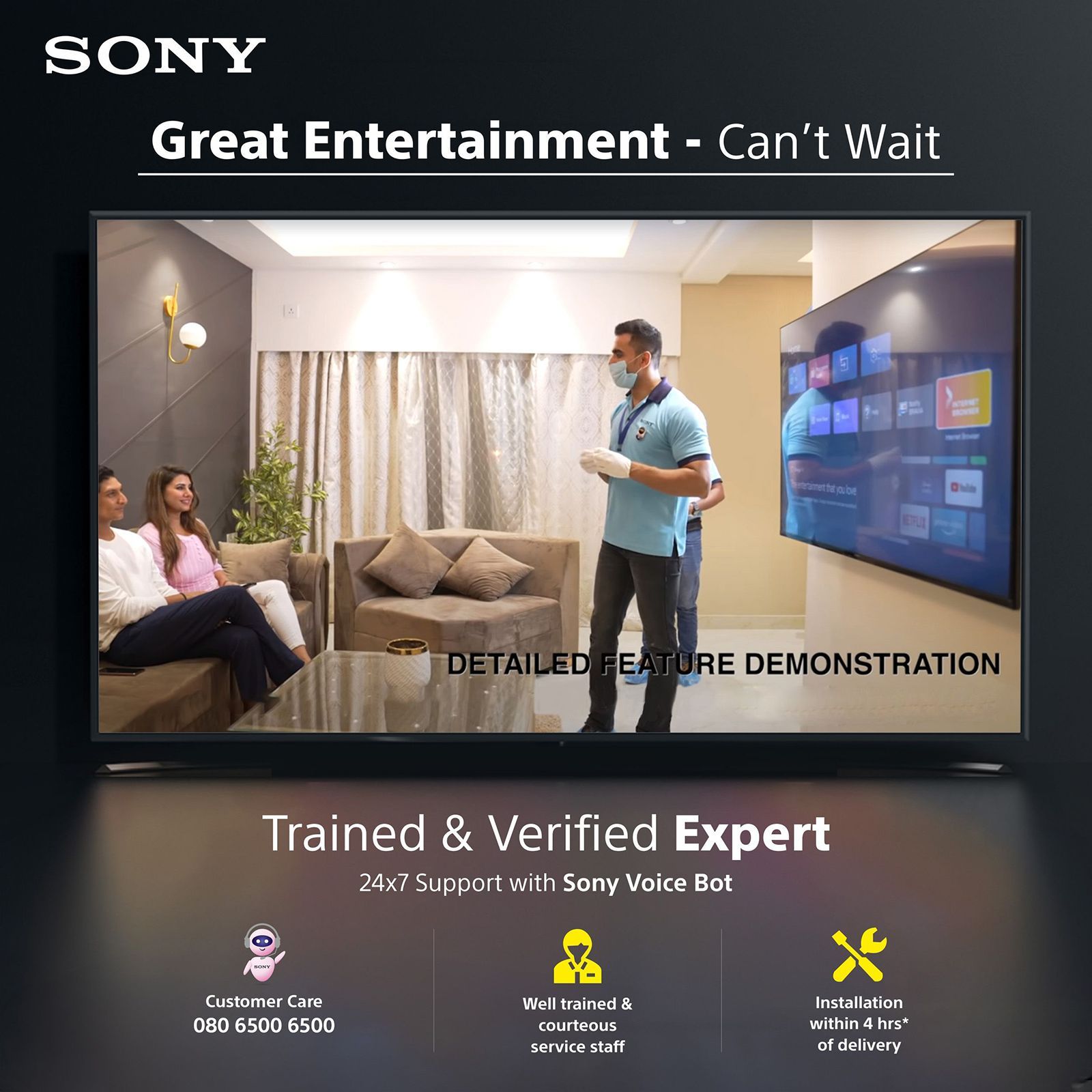 SONY BRAVIA 8 II 140 cm (55 inch) 2 Star OLED 4K Ultra HD Smart Google TV with Dolby Vision & Dolby Atmos (2025 model) SONY BRAVIA 8 II 140 cm (55 inch) 2 Star OLED 4K Ultra HD Smart Google TV with Dolby Vision & Dolby Atmos (2025 model)_6