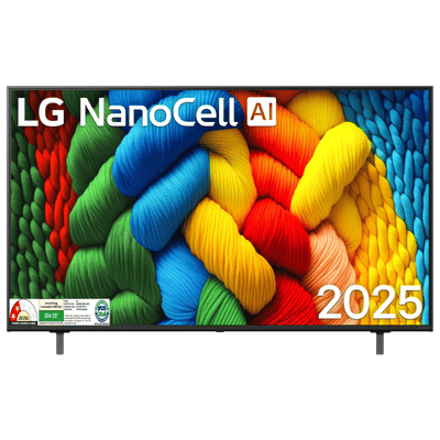 LG NanoCell AI NANO83 140 cm (55 inch) 2 Star 4K Ultra HD Smart WebOS TV with Dolby Atmos (2025 Model)