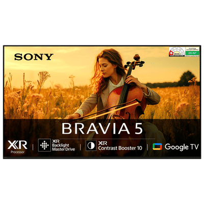 SONY BRAVIA 5 140 cm (55 inch) Mini LED 4K
                      Ultra HD Smart Google TV with Dolby Vision &
                      Dolby Atmos (2025 model)