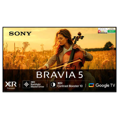 SONY BRAVIA 5 165 cm (65 inch) Mini LED 4K
                      Ultra HD Smart Google TV with Dolby Vision &
                      Dolby Atmos (2025 model)