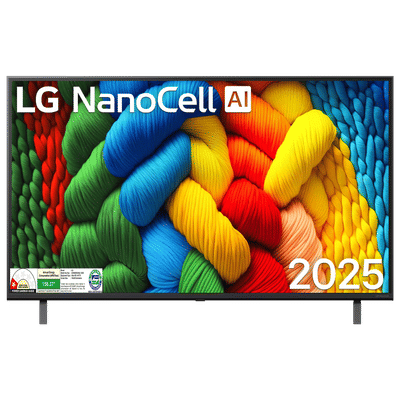 LG NanoCell AI NANO83 109 cm (43 inch) 1 Star 4K Ultra HD Smart WebOS TV with Dolby Atmos (2025 Model)