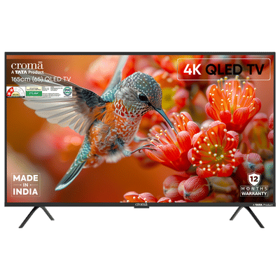 Croma 165 cm (65 inch) QLED 4K Ultra HD Smart
                      Google TV 5.0 with Dolby Vision & Dolby Atmos
                      (2025 model)