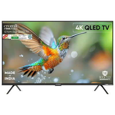 Croma 127 cm (50 inch) QLED 4K Ultra HD Smart
                      Google TV 5.0 with Dolby Vision & Dolby Atmos