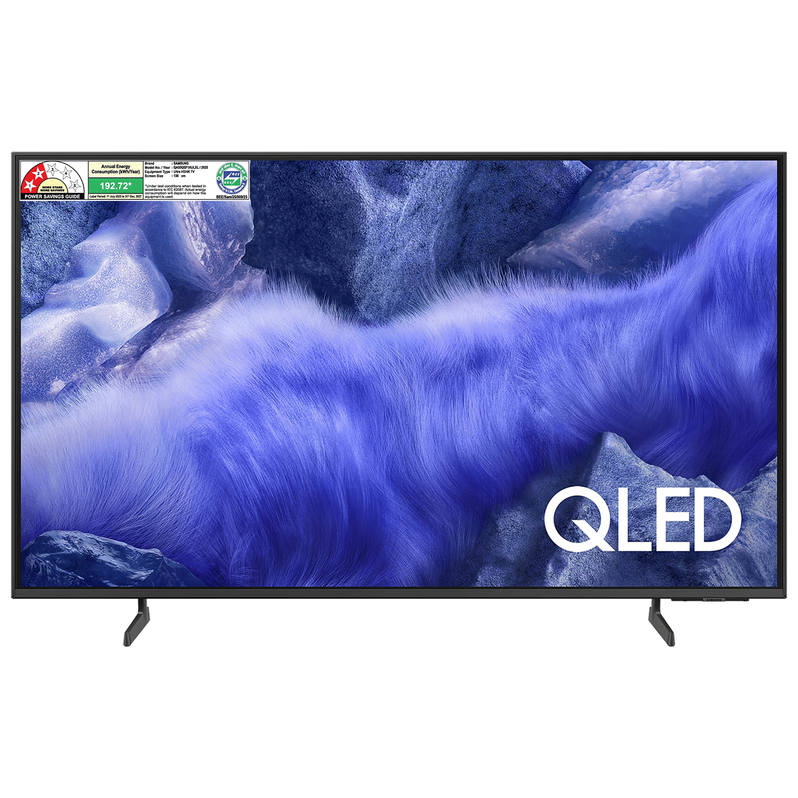 SAMSUNG QEF1 140 cm (55 inch) 4K Ultra HD QLED Smart Tizen TV with Google Assistant (2025 model)_1
