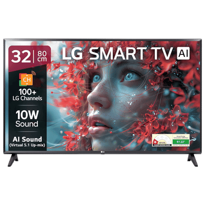 LG LR57 80 cm (32 inch) 1 Star HD LED Smart WebOS TV with Dynamic Tone Mapping (2025 model)