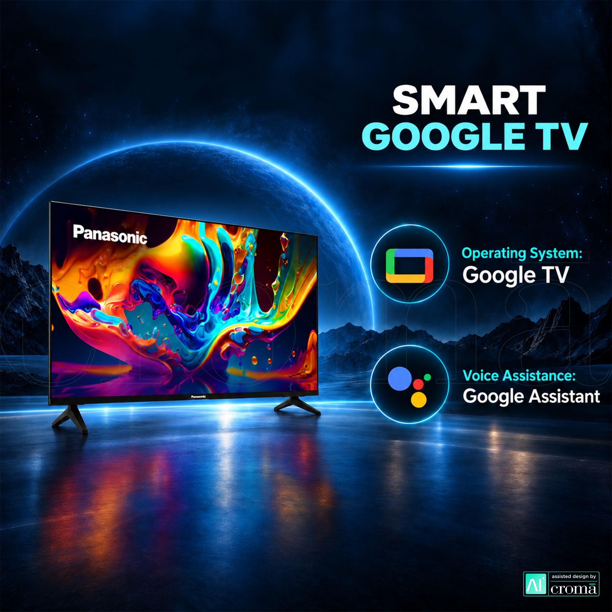 Panasonic 80 cm (32 inch) 2 Star HD LED Smart Google TV with Dolby Digital (2025 model) Panasonic 80 cm (32 inch) 2 Star HD LED Smart Google TV with Dolby Digital (2025 model)_6