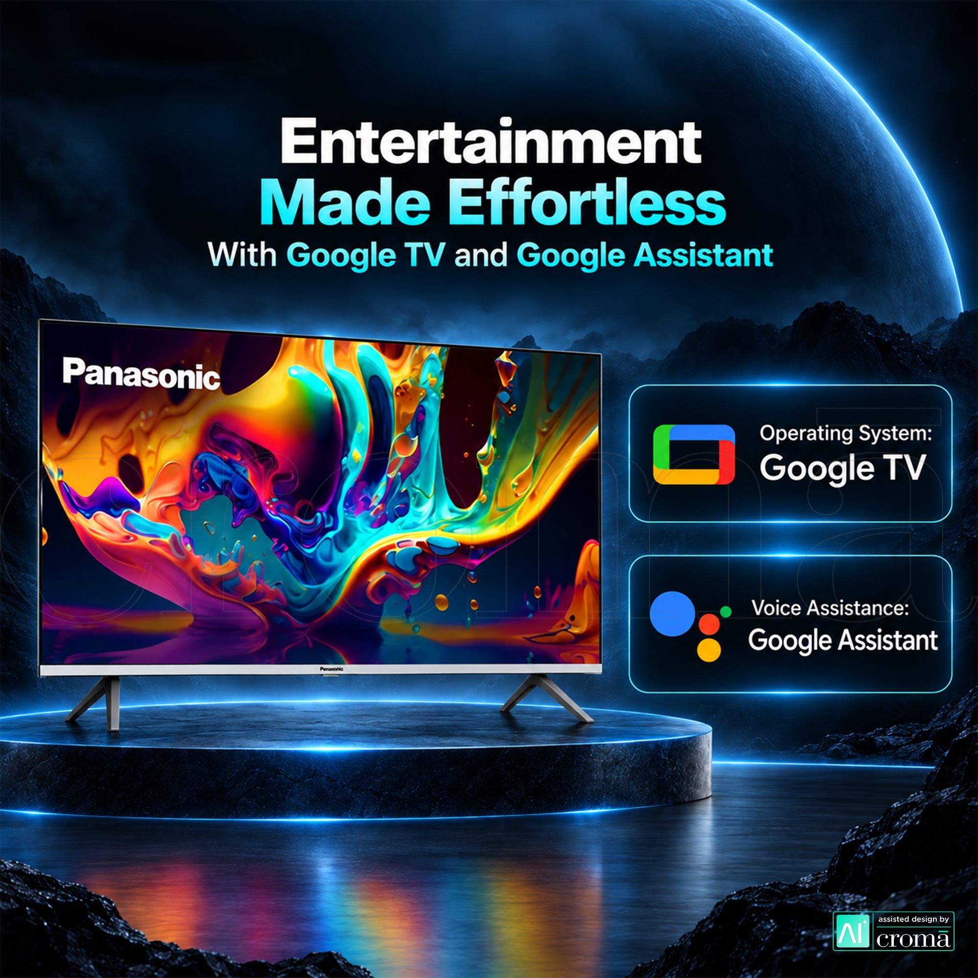 Panasonic 109 cm (43 inch) 2 Star 4K Ultra HD LED Smart Google TV with Dolby Digital (2025 model) Panasonic 109 cm (43 inch) 2 Star 4K Ultra HD LED Smart Google TV with Dolby Digital (2025 model)_5