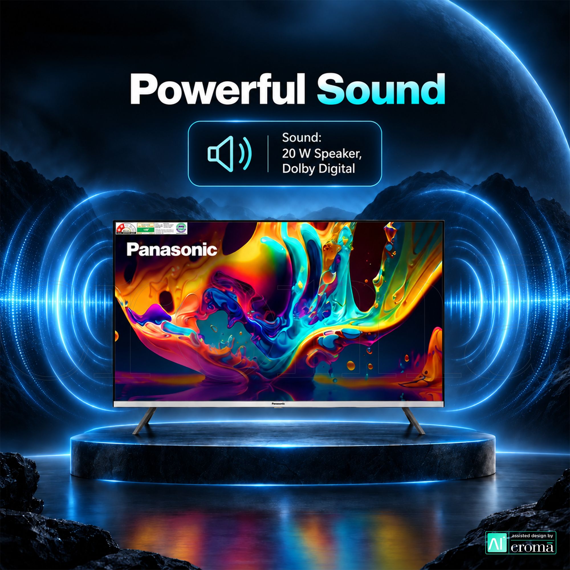 Panasonic 109 cm (43 inch) 2 Star 4K Ultra HD LED Smart Google TV with Dolby Digital (2025 model) Panasonic 109 cm (43 inch) 2 Star 4K Ultra HD LED Smart Google TV with Dolby Digital (2025 model)_6