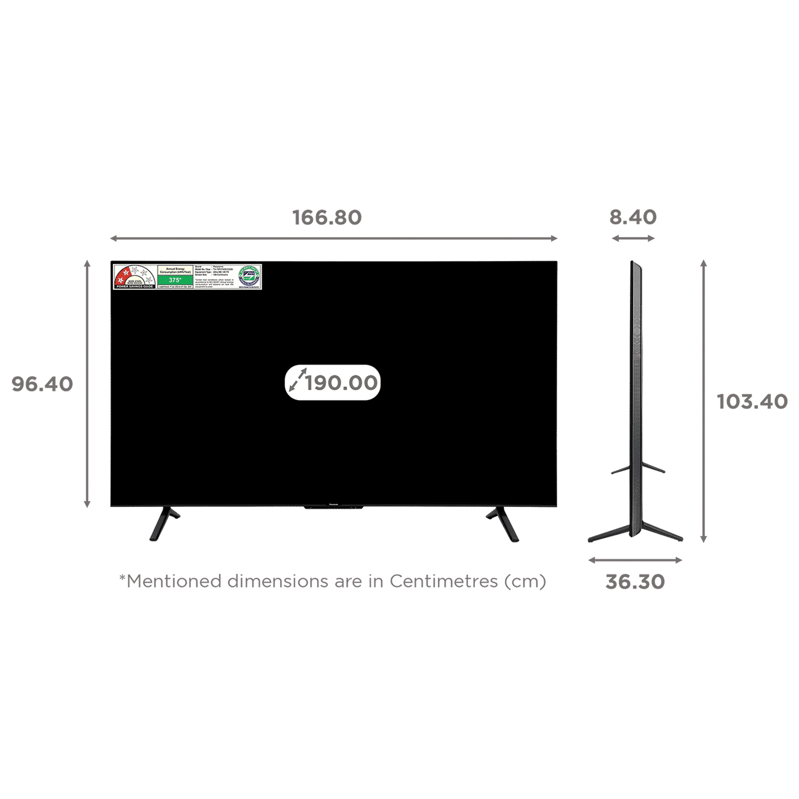Panasonic 190 cm (75 inch) 4K Ultra HD LED Smart Google TV with Dolby Digital (2025 model) Panasonic 190 cm (75 inch) 4K Ultra HD LED Smart Google TV with Dolby Digital (2025 model)_2
