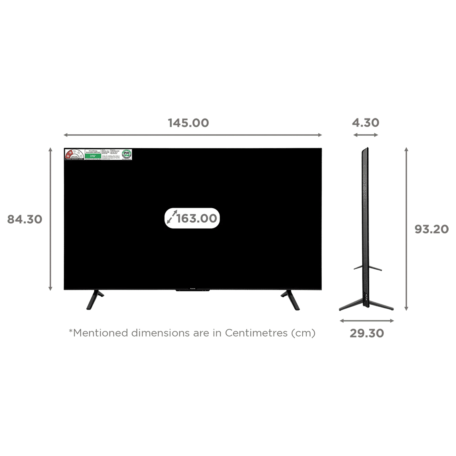 Panasonic 165 cm (65 inch) 4K Ultra HD LED Smart Google TV with Dolby Atmos (2025 model)_2