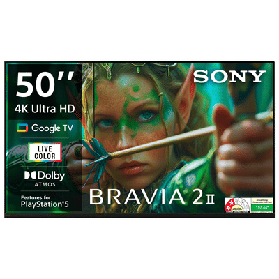 SONY BRAVIA 2 II 127 cm (50 inch) 4K Ultra HD
                      LCD Smart Android TV with Built- in Chromecast
                      (2025 model)?