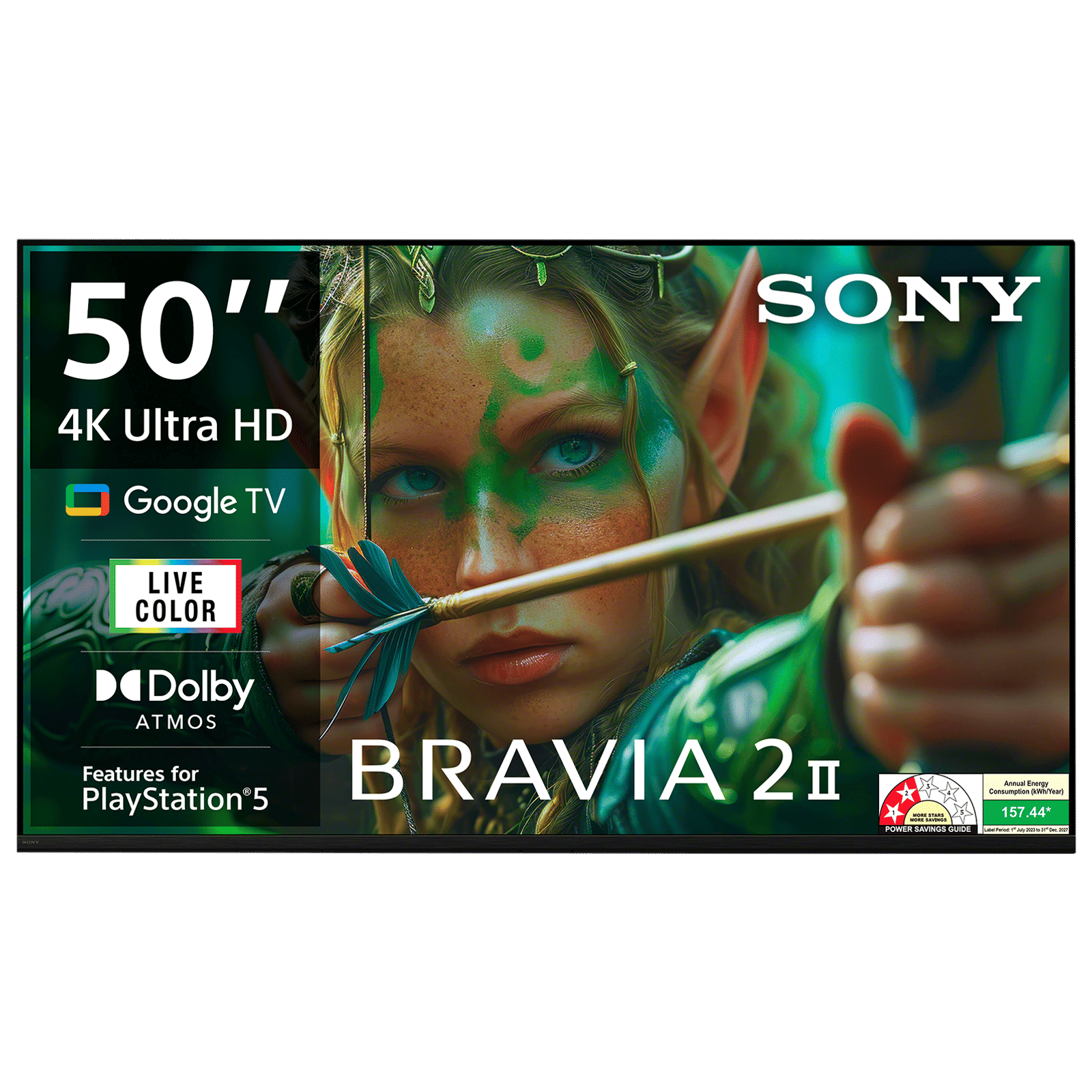 SONY BRAVIA 2 II 127 cm (50 inch) 4K Ultra HD LCD Smart Android TV with Built- in Chromecast (2025 model)? SONY BRAVIA 2 II 127 cm (50 inch) 4K Ultra HD LCD Smart Android TV with Built- in Chromecast (2025 model)?_1