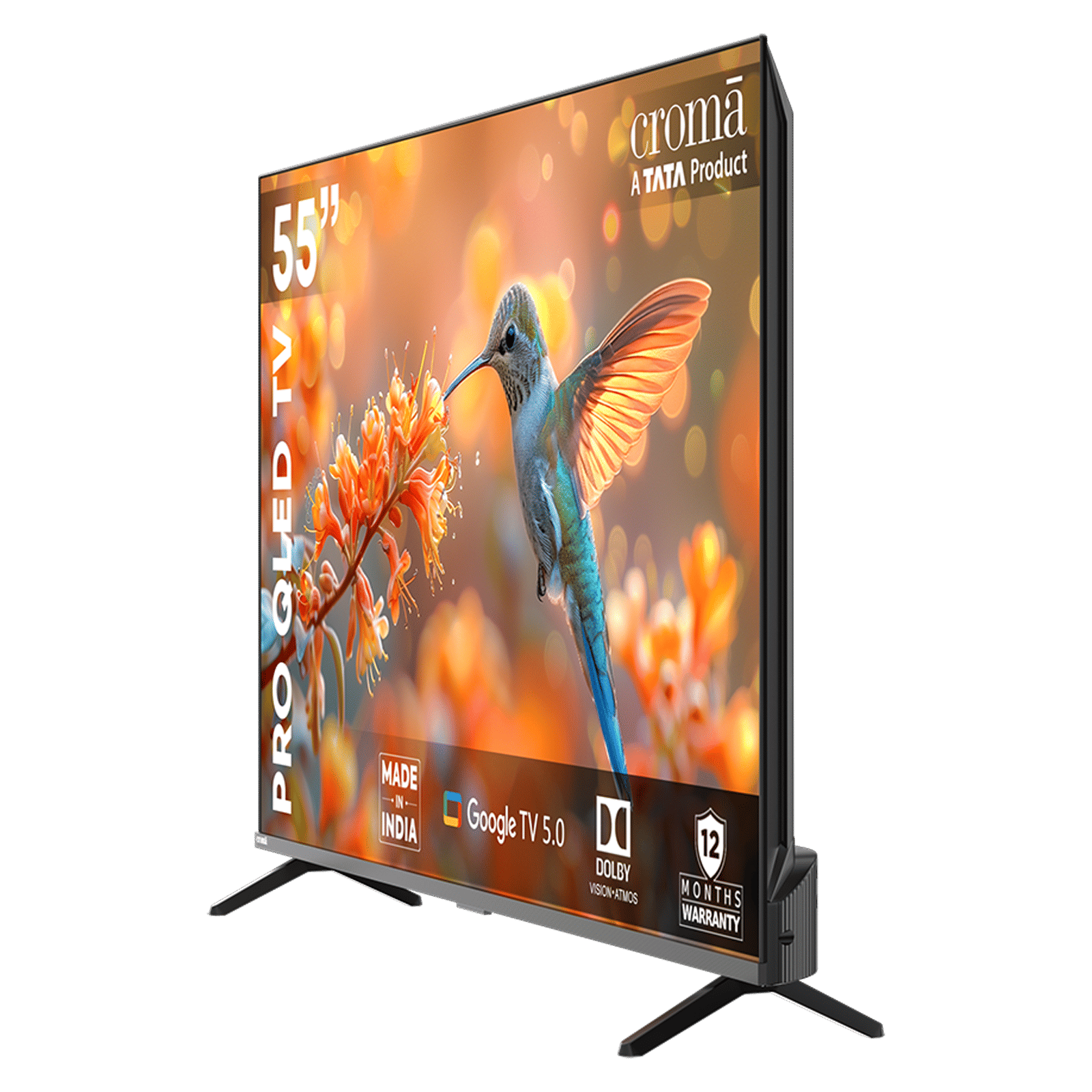 Croma Pro 140 cm (55 inch) QLED 4K Ultra HD Smart Google TV with A+ Grade Panel (2026 model)_14