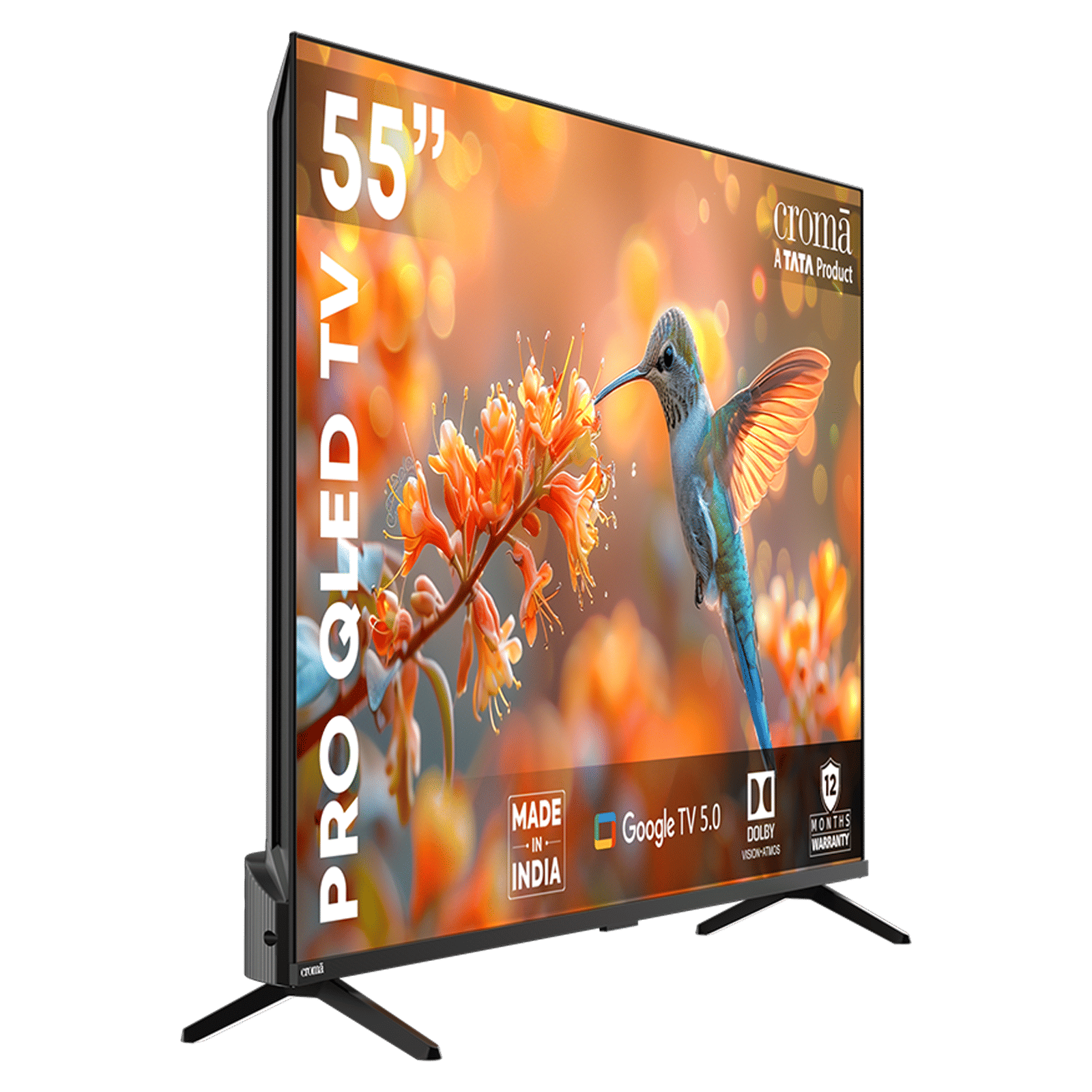 Croma Pro 140 cm (55 inch) QLED 4K Ultra HD Smart Google TV with A+ Grade Panel (2026 model)_15