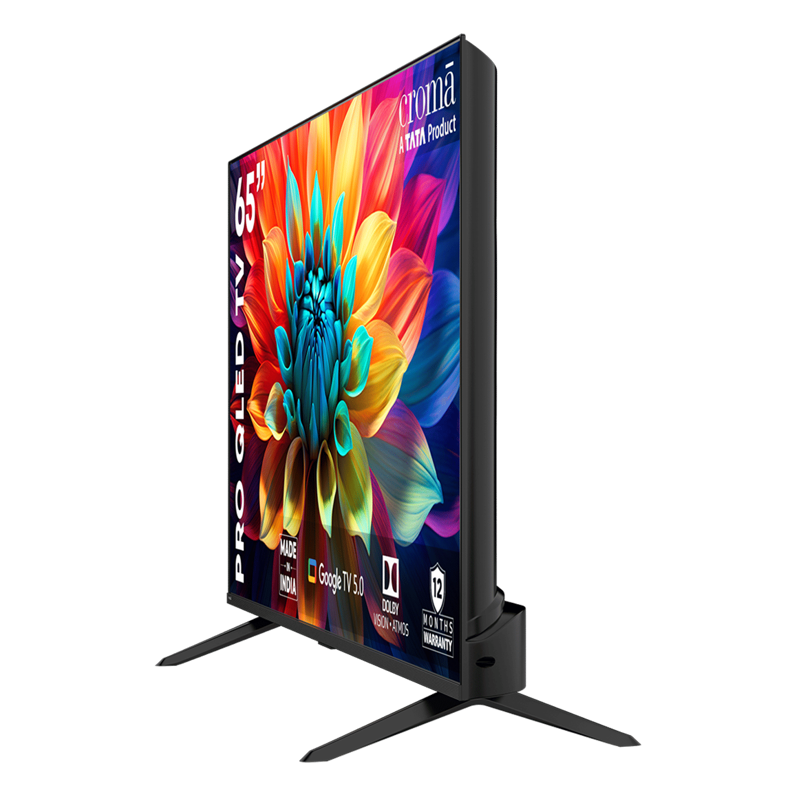Croma 165 cm (65 inch) QLED 4K Ultra HD Smart Android TV with Google Assistant (2025 model)_13