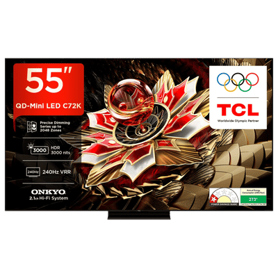 TCL C72K 140 cm (55 inch) 1 Star 4k Ultra HD Google TV with Precise Dimming Technology (2025 model)