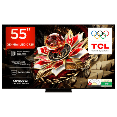 TCL C72K 140 cm (55 inch) 1 Star 4k Ultra HD Google TV with Precise Dimming Technology (2025 model)