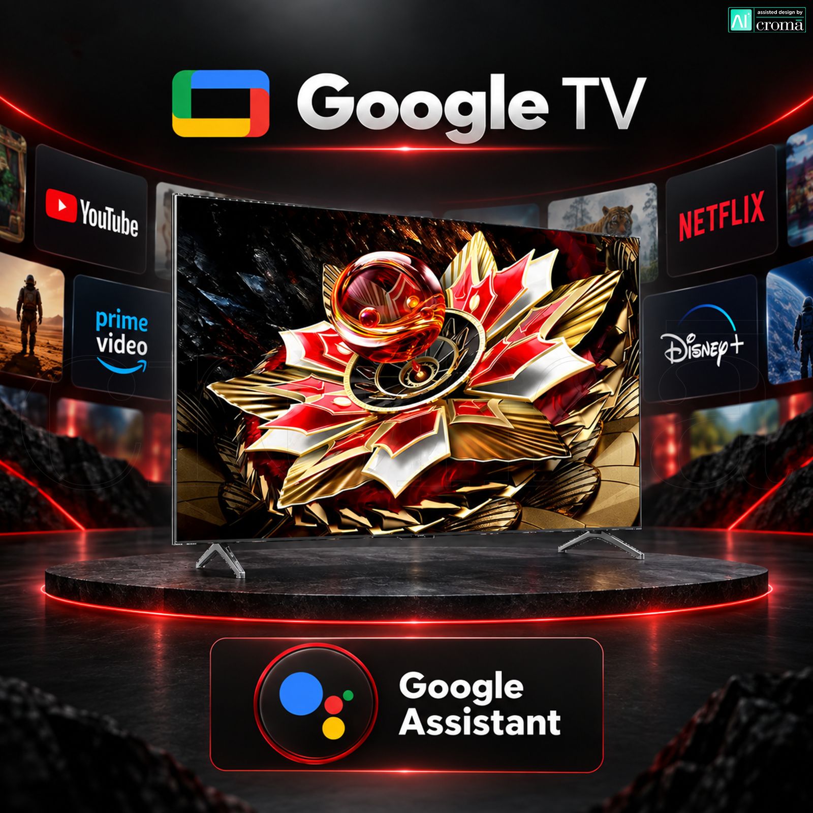 TCL C72K 140 cm (55 inch) 1 Star 4k Ultra HD Google TV with Precise Dimming Technology (2025 model) TCL C72K 140 cm (55 inch) 1 Star 4k Ultra HD Google TV with Precise Dimming Technology (2025 model)_5