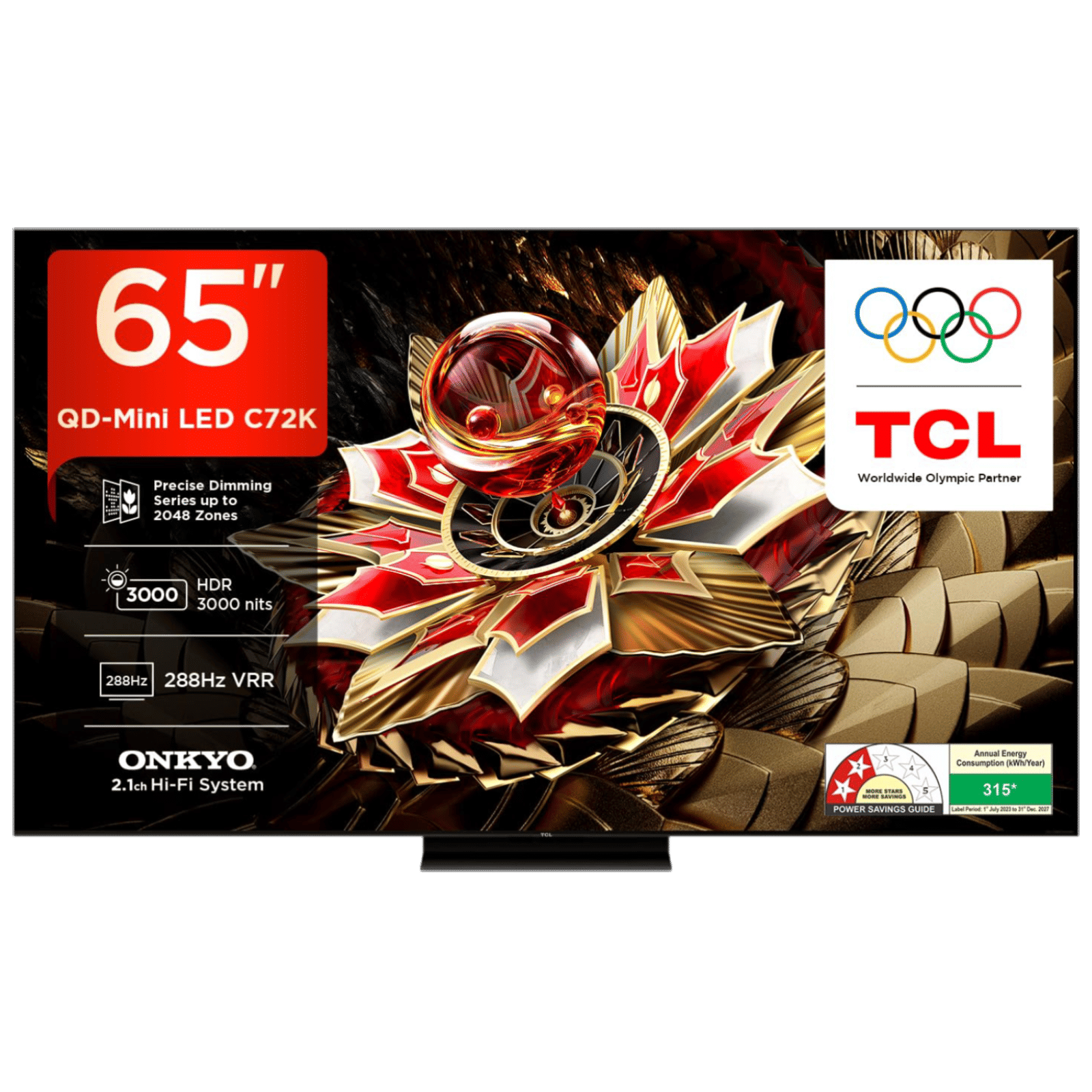 TCL C72K 165 cm (65 inch) 4k Ultra HD Google TV with Precise Dimming Technology (2025 model) TCL C72K 165 cm (65 inch) 4k Ultra HD Google TV with Precise Dimming Technology (2025 model)_1
