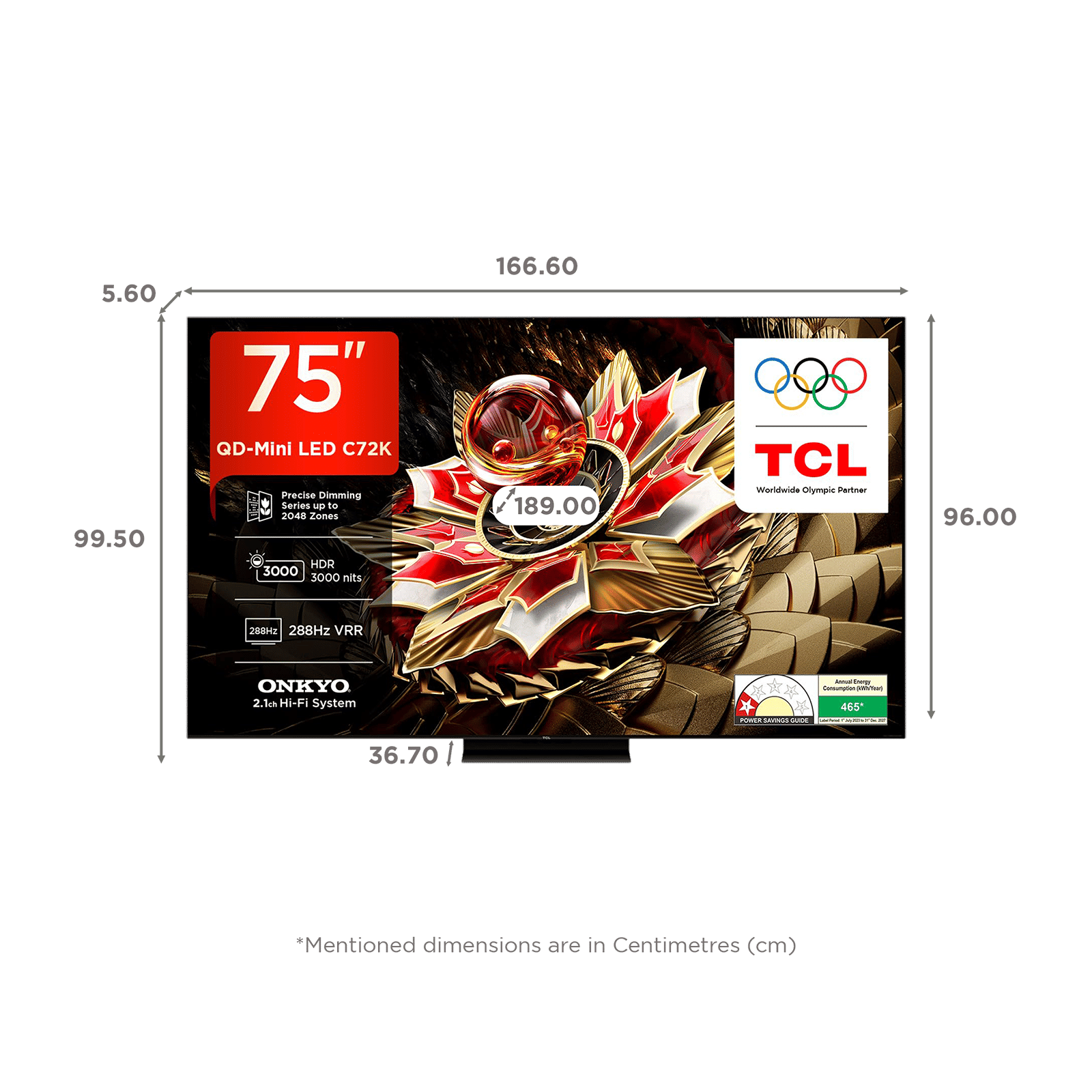 TCL C72K 190 cm (75 inch) 4k Ultra HD Google TV with Precise Dimming Technology (2025 model)_2