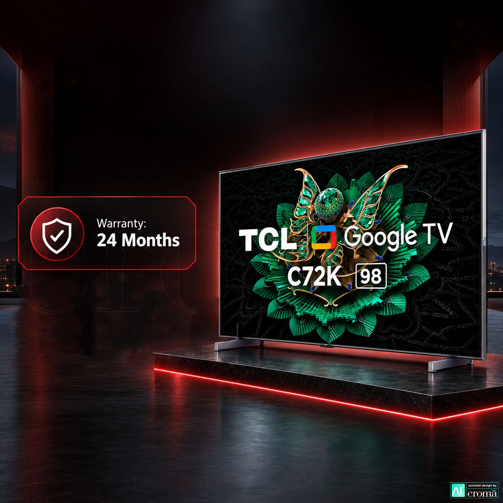 TCL C72K 247 cm (98 inch) 4 Star 4k Ultra HD Google TV with Precise Dimming Technology (2025 model) TCL C72K 247 cm (98 inch) 4 Star 4k Ultra HD Google TV with Precise Dimming Technology (2025 model)_6
