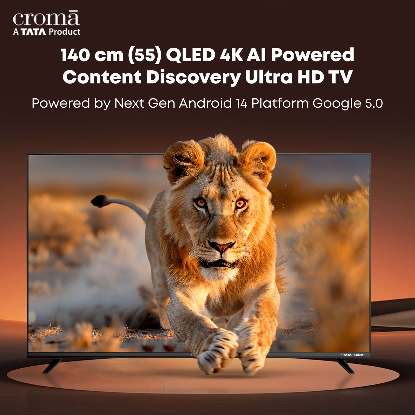 Croma 140 cm (55 inch) Ultra HD QLED Google TV 5.0 with Dolby Vision Atmos Croma 140 cm (55 inch) Ultra HD QLED Google TV 5.0 with Dolby Vision Atmos_4