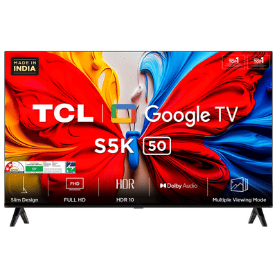 TCL S5K 127 cm (50 inch) 2 Star QLED 2K Full HD Smart Google TV with Google Assistant (2025 model)