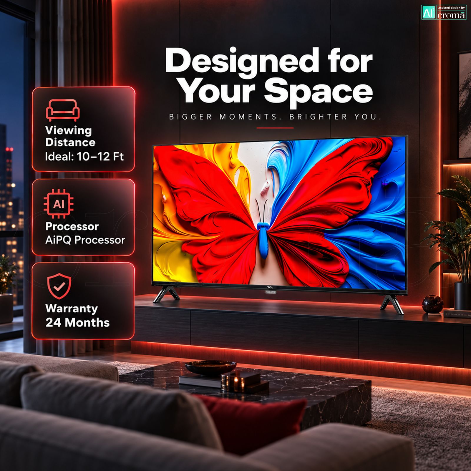 TCL S5K 127 cm (50 inch) 2 Star QLED 2K Full HD Smart Google TV with Google Assistant (2025 model) TCL S5K 127 cm (50 inch) 2 Star QLED 2K Full HD Smart Google TV with Google Assistant (2025 model)_8
