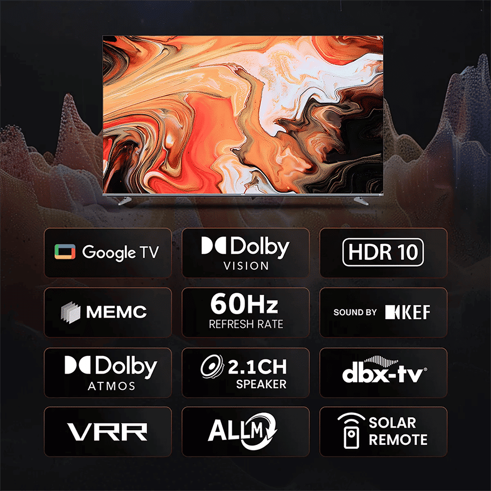 Haier M80F 190 cm (75 inch) 3 Star 4K Ultra HD Mini LED Smart Google TV with Google Assistant Supported (2025 model)_2