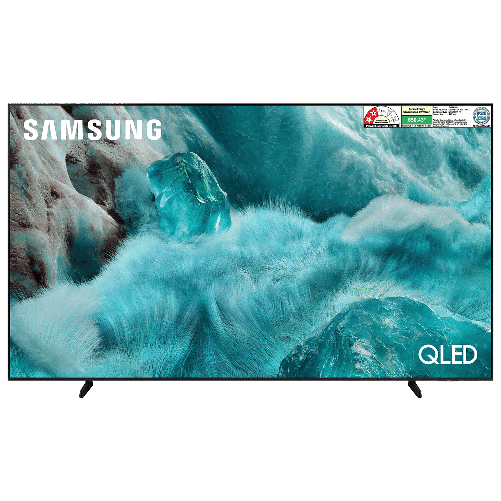 SAMSUNG Q7F 248 cm (98 inch) 2 Star QLED 4K Ultra HD Smart Tizen TV with Google Voice Assistant (2025 model) SAMSUNG Q7F 248 cm (98 inch) 2 Star QLED 4K Ultra HD Smart Tizen TV with Google Voice Assistant (2025 model)_1