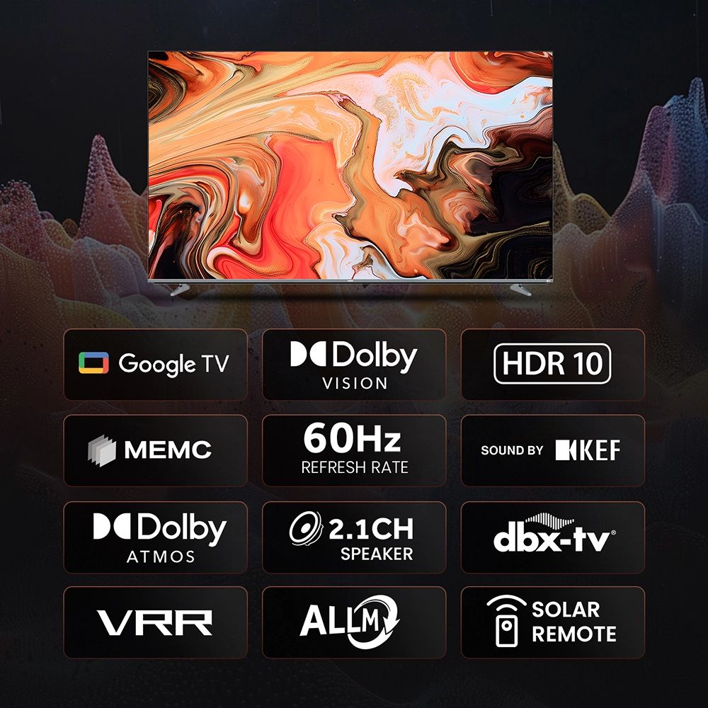 Haier M80F 125 cm (85 inch) 4K Ultra HD Mini LED Smart Google TV with Google Assistant Support (2025 Model) Haier M80F 125 cm (85 inch) 4K Ultra HD Mini LED Smart Google TV with Google Assistant Support (2025 Model)_17