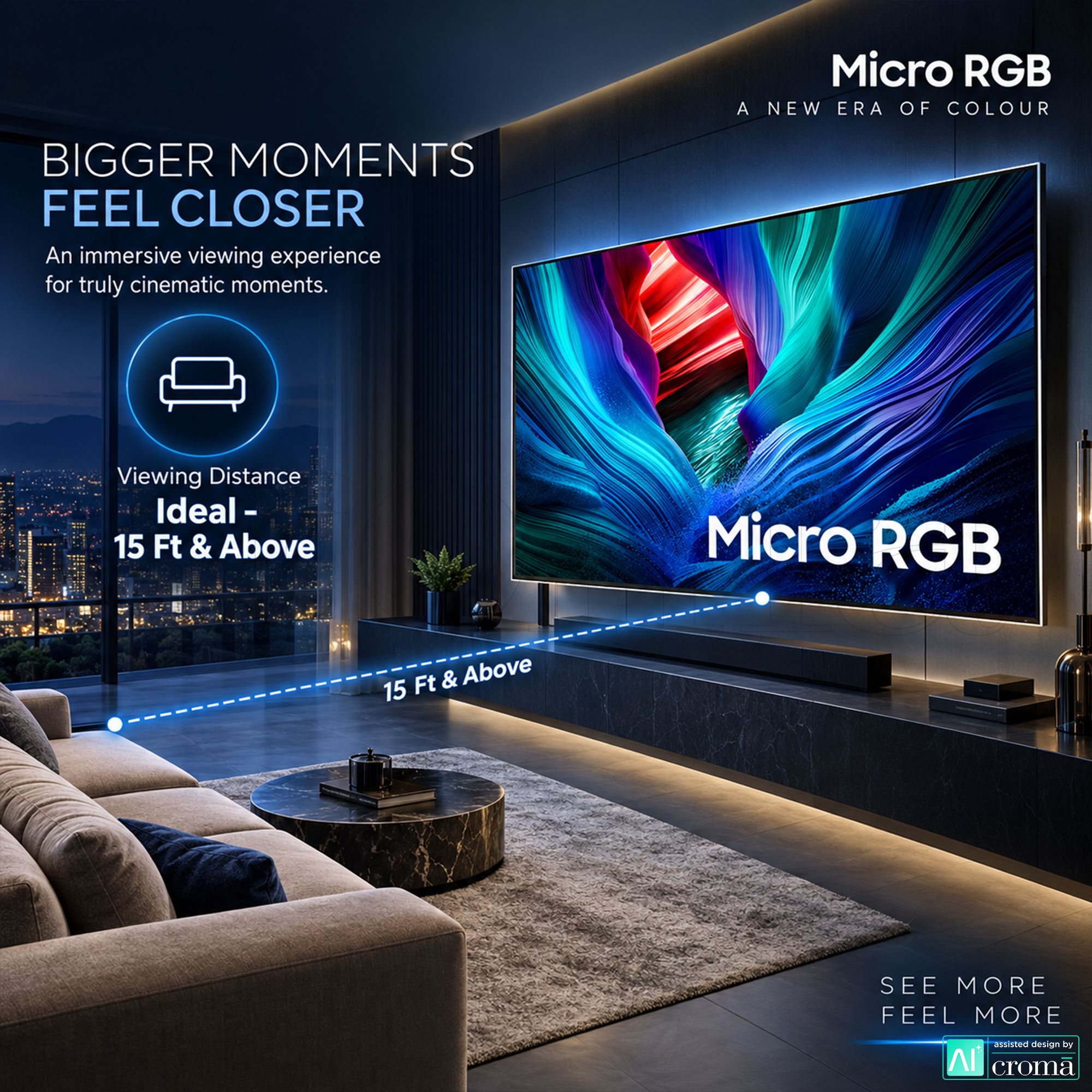 SAMSUNG R95H 291 cm (115 inch) 1 Star Micro RGB 4K Ultra HD Smart Tizen TV with Google Voice Assistant (2026 Model) SAMSUNG R95H 291 cm (115 inch) 1 Star Micro RGB 4K Ultra HD Smart Tizen TV with Google Voice Assistant (2026 Model)_8