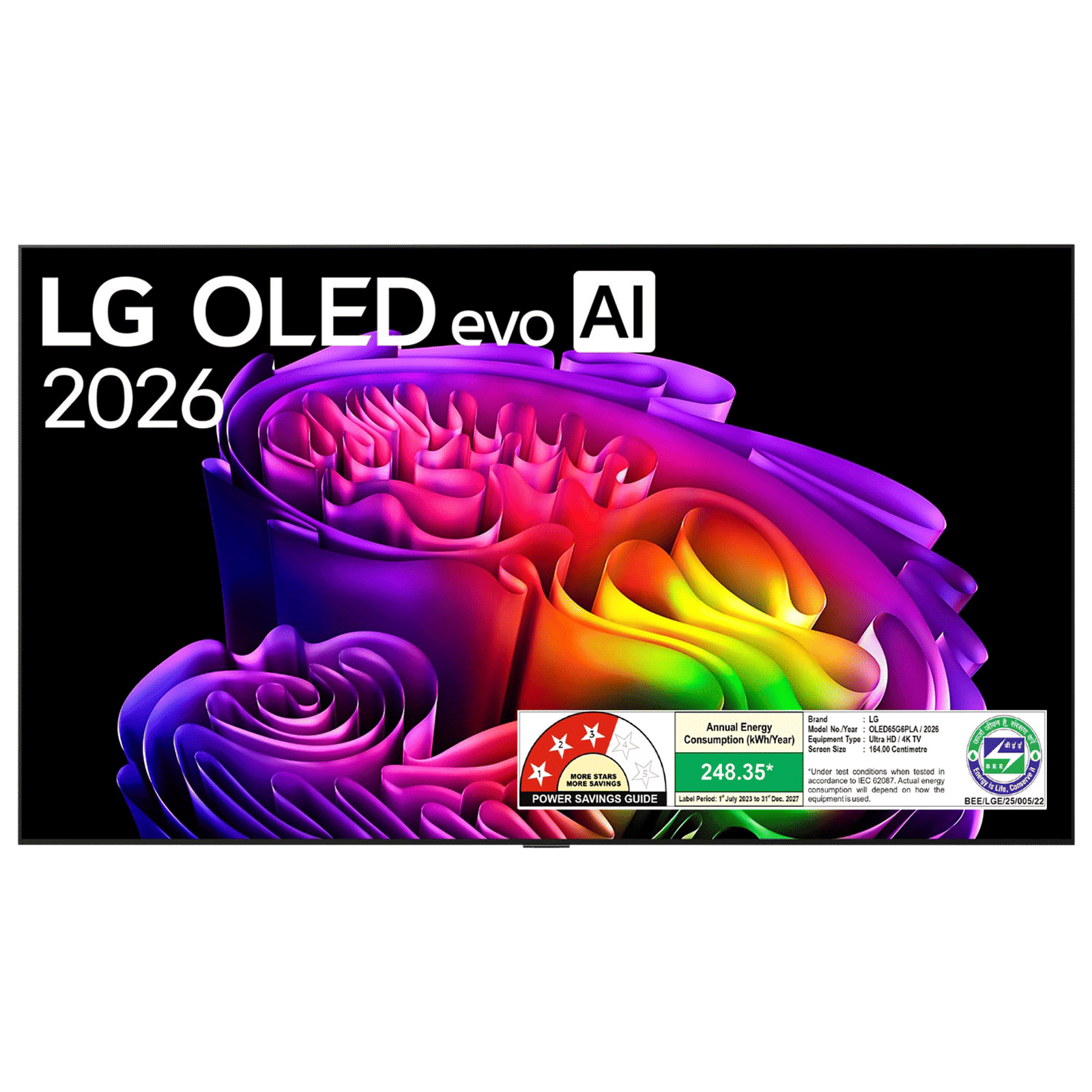 LG evo AI 165 cm (65 inch) 3 Star OLED 4K Ultra HD Smart WebOS TV with Intelligent Voice Recognition (2026 Model) LG evo AI 165 cm (65 inch) 3 Star OLED 4K Ultra HD Smart WebOS TV with Intelligent Voice Recognition (2026 Model)_1