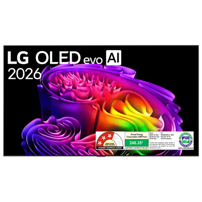 LG OLEDG6 165 cm (65 inch) OLED 4K Ultra HD
                      Smart WebOS TV with Intelligent Voice Recognition
                      (OLED65G6PLA, 2026 Model)