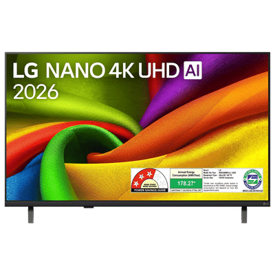 LG NanoCell AI NU885 140 cm (55 inch) 3 Star 4K Ultra HD Smart webOS TV with Intelligent Voice Recognition (2026 model)