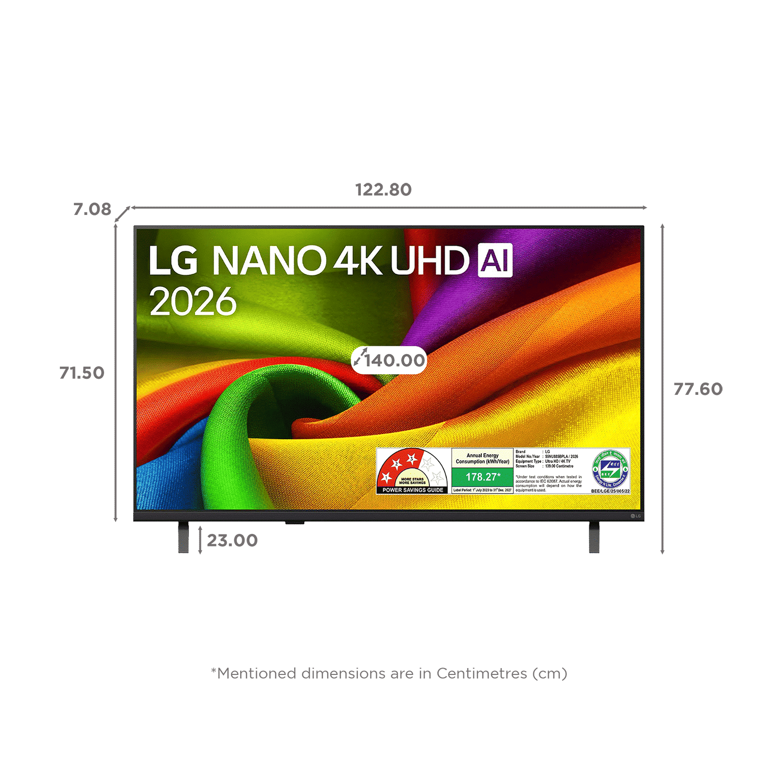 LG NanoCell AI NU885 140 cm (55 inch) 3 Star 4K Ultra HD Smart webOS TV with Intelligent Voice Recognition (2026 model)_13