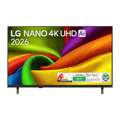 LG Nano AI 50NU885BPLA 127 cm (50 inch) 2 Star 4K Ultra HD Smart webOS 26 TV with AI Hub (2026 model)