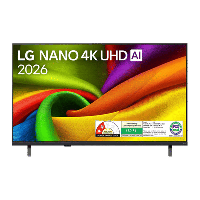 LG Nano AI 50NU885BPLA 127 cm (50 inch) 4K
                      Ultra HD Smart webOS 26 TV with AI Hub (2026
                      model)
