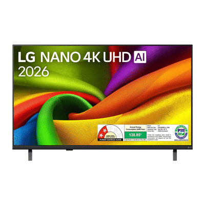 LG Nano AI 43NU885BPLA 108 cm (43 inch) 4K
                      Ultra HD Smart webOS 26 TV with AI Hub (2026
                      model)