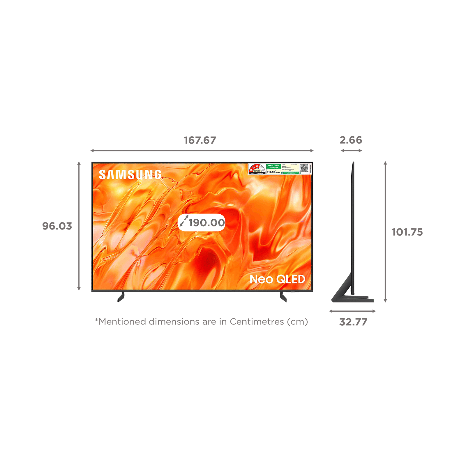 SAMSUNG QN70H 190 cm (75 inch) 4K Ultra HD Quantum Mini-LED Neo QLED Smart Tizen TV with Samsung Vision AI Companion (2026 model) SAMSUNG QN70H 190 cm (75 inch) 4K Ultra HD Quantum Mini-LED Neo QLED Smart Tizen TV with Samsung Vision AI Companion (2026 model)_2