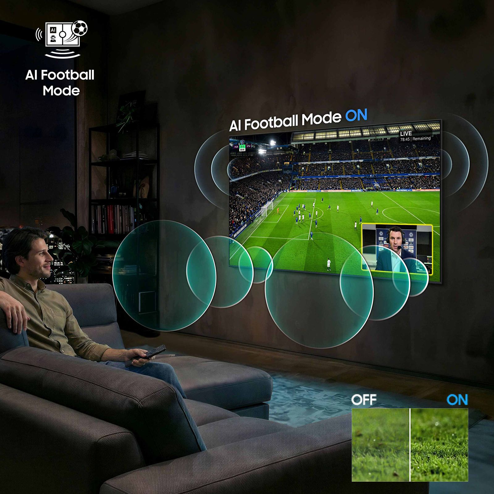 SAMSUNG QN70H 109 cm (43 inch) 4K Ultra HD Quantum Mini-LED Neo QLED Smart Tizen TV with Samsung Vision AI Companion (2026 model)_12