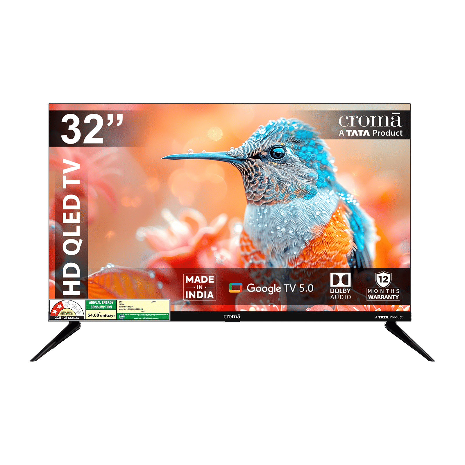 Croma 80 cm (32 inch) 2 Star HD QLED Smart Google TV 5.0 with Quad Core Processor (2026 model) Croma 80 cm (32 inch) 2 Star HD QLED Smart Google TV 5.0 with Quad Core Processor (2026 model)_1