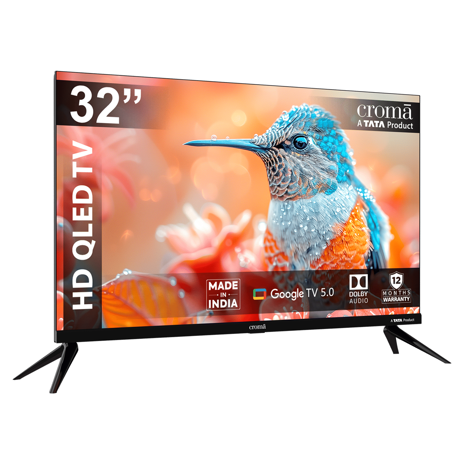 Croma 80 cm (32 inch) 2 Star HD QLED Smart Google TV 5.0 with Quad Core Processor (2026 model)_11