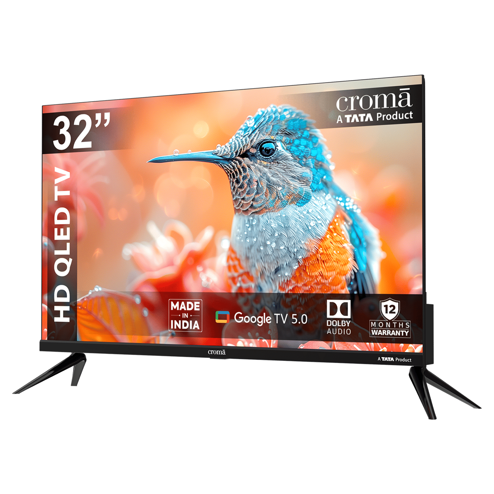 Croma 80 cm (32 inch) 2 Star HD QLED Smart Google TV 5.0 with Quad Core Processor (2026 model) Croma 80 cm (32 inch) 2 Star HD QLED Smart Google TV 5.0 with Quad Core Processor (2026 model)_4